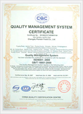 ɶʳƷ޹˾-ISO9001 2000
