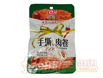 金磨坊28g手撕素肉卷麻辣仔鸡味