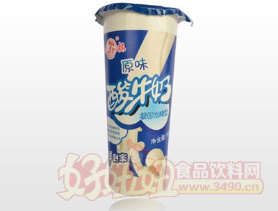 红梅原味酸牛奶(纸杯|常州红梅乳业有限公司荣誉出品-好妞妞饮料网