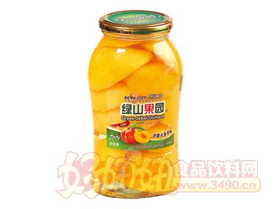 綠山果園冰糖長壽黃桃罐頭700g|山東輝煌食品有限公司-好妞妞食品飲料