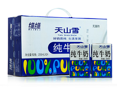 维维天山雪纯牛奶250ml×24