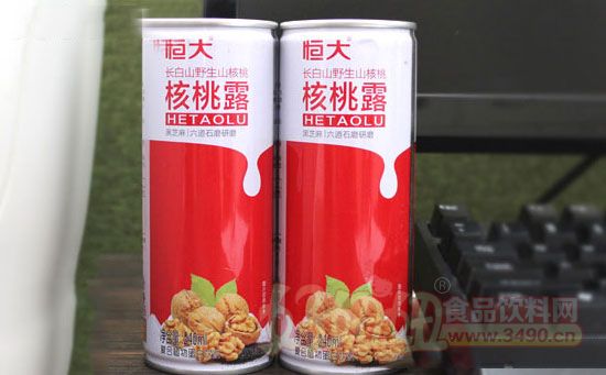 整箱(禮盒裝)價格:55元恒大 核桃露覆合植物蛋白飲料 花生核桃露240ml